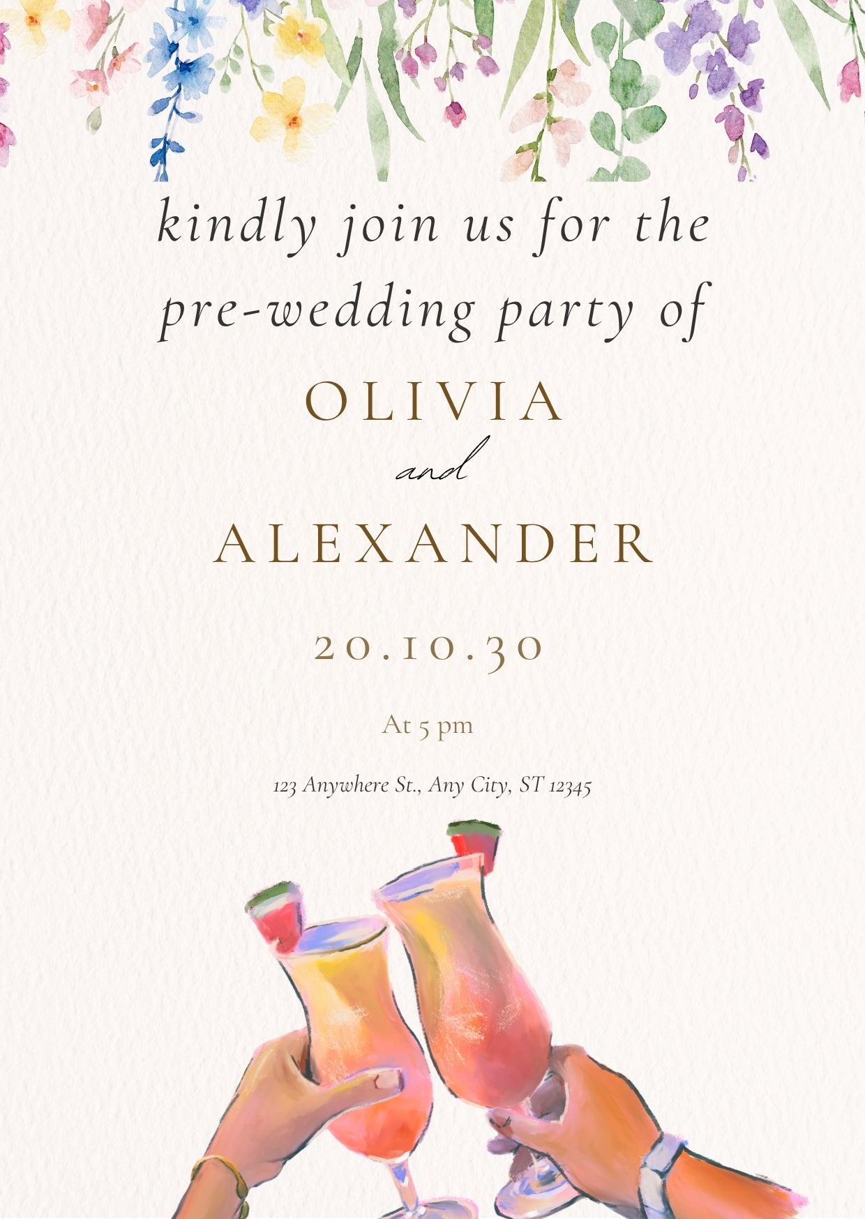 Pre-Wedding Party Invites